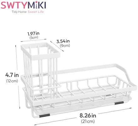 SWTYMIKI Sink Caddy Sponge Holder - Image 7