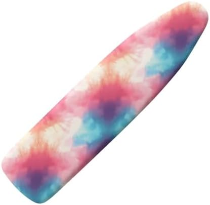 Tie-Dye Gradient Ironing Board Cover, Abstract Watercolor Contrast Stretchy by Daulesho