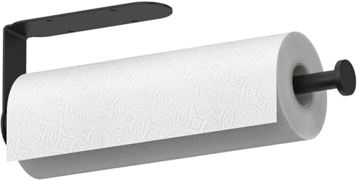 Mbillion Matte Black Ratchet Mechanism Paper Towel Holder by Mbillion