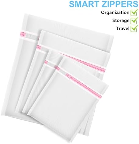 4Pcs Mesh Laundry Bags, Lingerie Bags - Image 5
