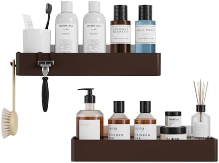 Kitsure Shower Caddy Adhesive, Stylish Shower Organizer - Image 2