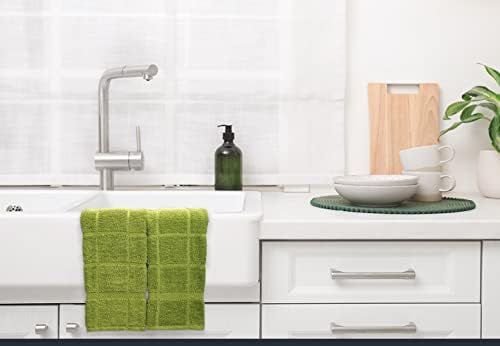 100% Cotton Terry Dish Towels, 4 Pack Plain, 16 x26 Inches, Super Soft and - Image 6