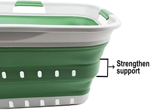 SAMMART 42L Collapsible Plastic Laundry Basket - Image 5