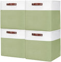 Bagnizer 13x13 Cube Storage Bins, Collapsible Fabric Storage Box, 4 Pack Closet by Bagnizer