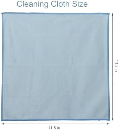 Microfiber Glass Cleaning and Polishing Cloth, Lint Free, 15.7 x 15.7 Inch - Image 5