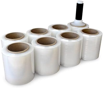 IDL Packaging 5" x 1000' Stretch Wrap Mini Roll of 80 Gauge by IDLPackaging