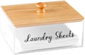 Acrylic Laundry Sheet Holder by VOTLEVT