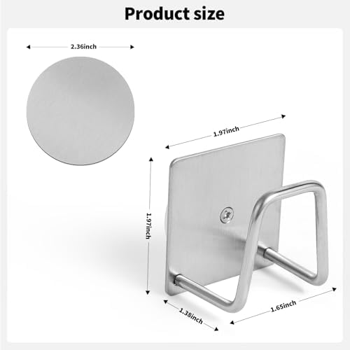 Magnetic Sponge Holder for Kitchen Sink, Strong Magnetic Stainless Steel - Image 6