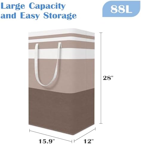 BlissTotes 3-Pack Laundry Basket, Collapsible Laundry Hamper - Image 2