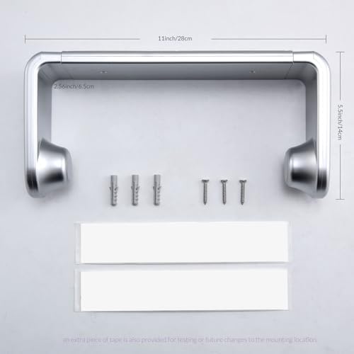 ONE Hand Tear Paper Towel Holder Under Cabinet/Wall - Image 6