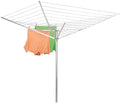 Household Essentials Collapsible Umbrella Clothesline Outdoor Dryer in Aluminum by HouseholdEssentials