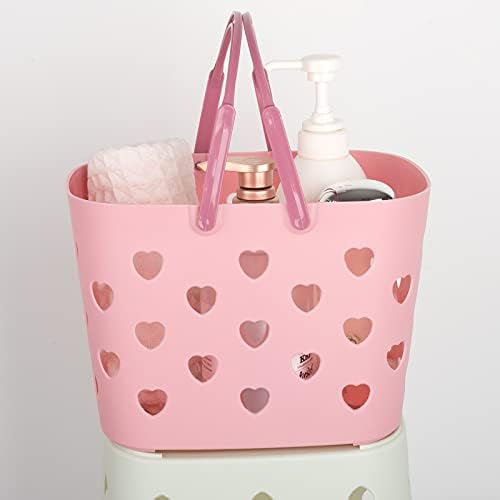 Portable Shower Caddy with Handle Plastic Shower Basket Organizer - Image 6