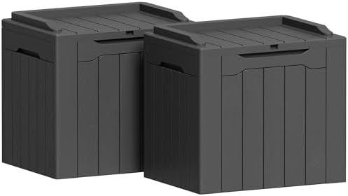 Greesum 31 Gallon Deck Box for Outside, All Weather Outdoor Storage Boxes for by BuynowfromGreesum