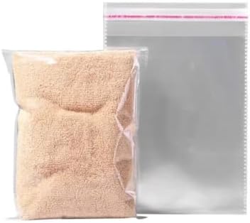 100 Pieces Clear Plastic Bags for Packaging, Clothing & T-Shirts Strong Packing - Image 4