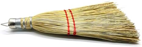 Handmade 12 Inch Mini Corn Broom Whisk Made of Natural Corn Broom Straw - Image 3