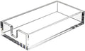 HIIMIEI Acrylic Napkin Holder for Bathroom, Guest Towel Holder Tray（Clear） by HIIMIEI