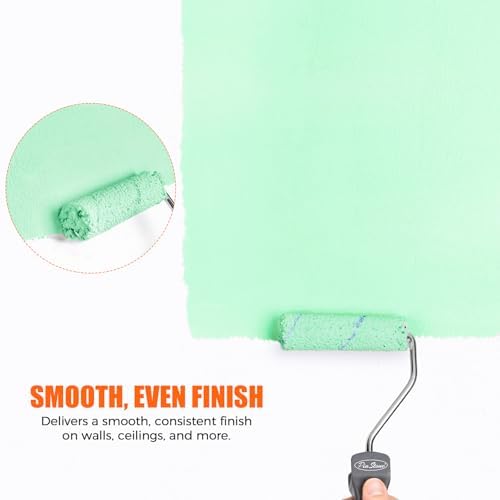 100pcs 4 Inch Microfiber Paint Roller Covers 1/3" Nap, Non-Shedding - Image 4