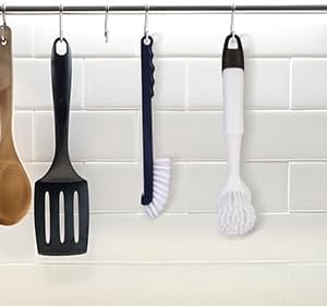 Dish Brush 2 Pack Dish Scrub Brush and 2 Pack Grout Brush - Image 7