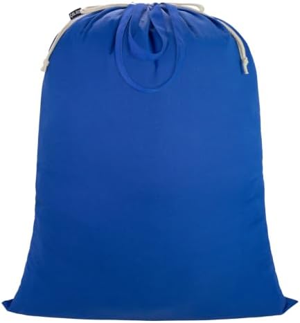Thick Laundry Bag 33"Wx 35"H, Extra Large Heavy Duty Hamper Liner, XL Blue by CALACH