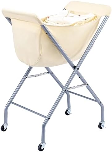 ELYKEN Laundry Basket with Wheels, Collapsible Laundry Hamper by ELYKEN