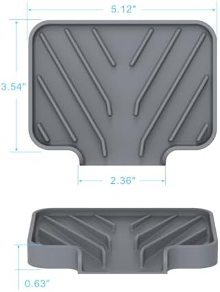 Sponge Holder for Kitchen Sink, Dish Sponge Holder Soap Tray - Image 2