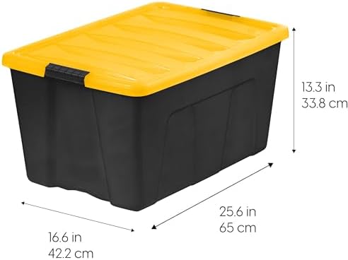 IRIS USA 6-Pack 72 Quart Storage Bins - Image 2