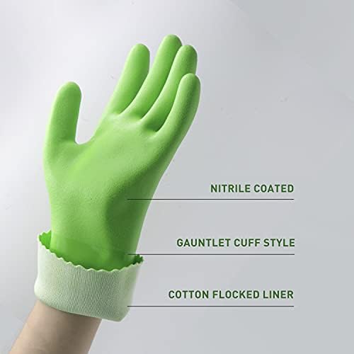 HANDLANDY Chemical Gloves, Heavy Duty Cleaning Gloves - Image 3