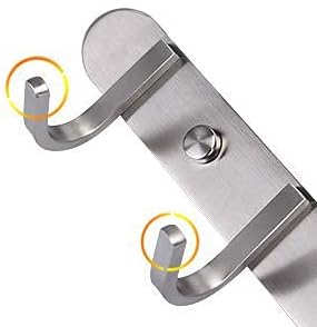 Coat Hook Rack Brushed Nickel - Image 7