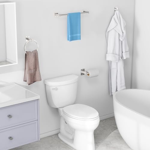 KLJKPA Brushed Nickel Bathroom Accessories Set - Image 7