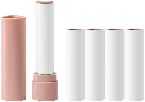 Compact Lint Roller with Cover and Refills Travel Size Pet Hair Remover by MINGRACE