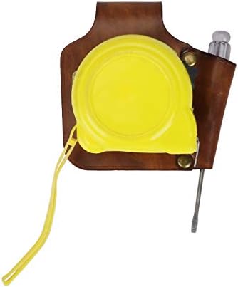 TOURBON Leather Tape Measure Holster Belt Tool Loop - Image 4