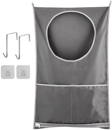 Hanging Laundry Hamper, Over The Door Laundry Bag by fahombag
