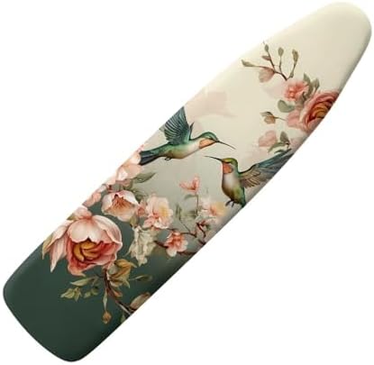 DISNIMO Hummingbird Floral Ironing Board Cover and Pad Extra Thick Heat by WelcometoDISNIMO