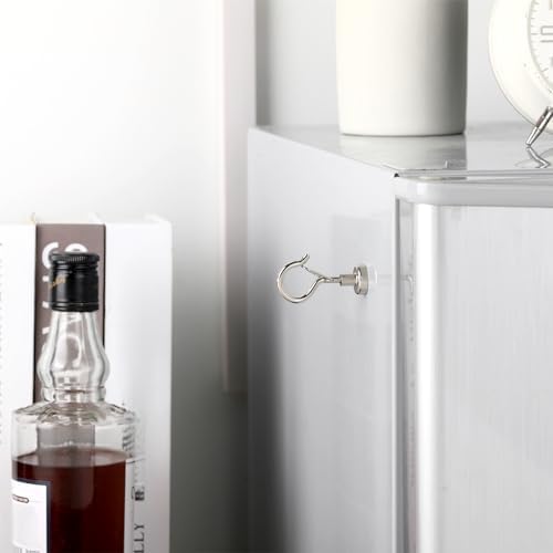 Zonon 10 Pcs Silver Magnetic Hooks 25lbs - Image 6