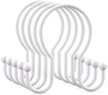 OEH Shower Curtain Hooks, Metal Shower Curtain Hangers, Double Hook Shower by OEH