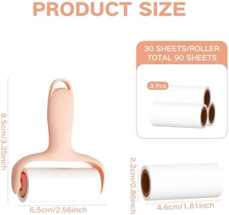 Portable Mini Lint Remover, Mini Travel Lint Roller, Sticky Lint Roller - Image 2