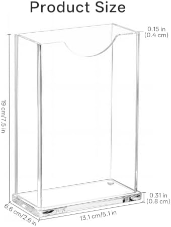 HBlife Acrylic Vertical Guest Towel, Paper Napkin Holder - Image 2