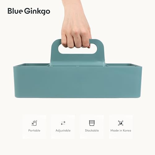 BLUE GINKGO Stackable Organizer Caddy, Made in Korea - Image 5