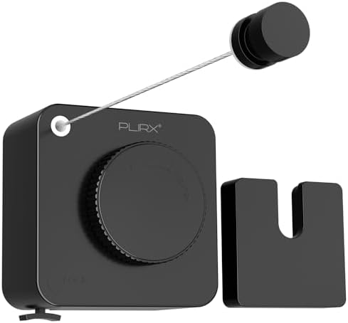 Retractable Clothesline Indoor, Non-Sagging Outdoors Clothesline Retracting by PLIRX