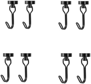 Magnetic Hooks 8 Pack – 40Lbs Heavy Duty Neodymium Magnets by Foumiyfa
