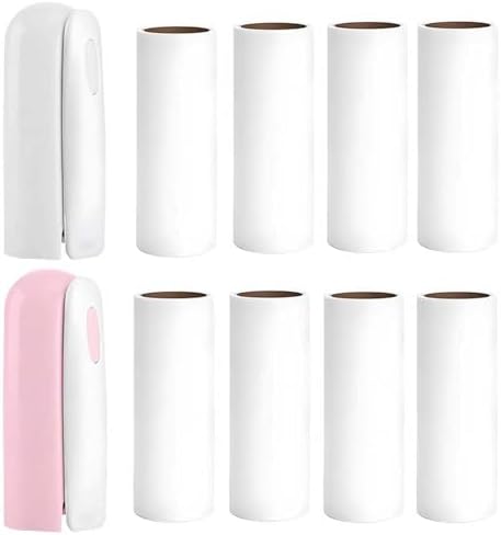 Mini Travel Lint Roller with 300 Sticky Sheets, Compact Portable Pet Hair by Nueknp