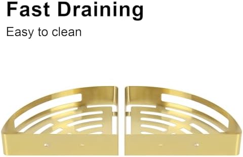 NearMoon Bathroom Shower Caddy 2 Pack, 304 Stainless Steel Shower Organizer - Image 6