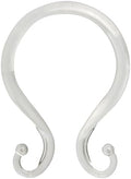 Kenney - Shower Curtain Rings, Rust-Proof Plastic Double Hooks by Kenney