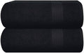 GLAMBURG Premium Cotton Oversized 2 Pack Bath Sheet 35x70-100% Pure Cotton by GLAMBURG