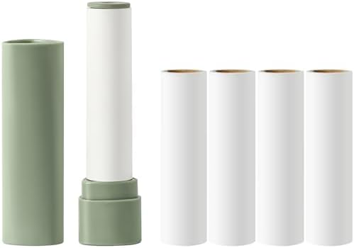 Travel Lint Roller with Cover and Refills Extra Sticky Mini Lint Roller by MINGRACE