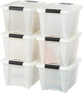 IRIS USA 6-Pack 19 Quart Storage Bins by IRISUSA