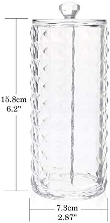 Luxspire Acrylic Makeup Cotton Round Holder - Image 5