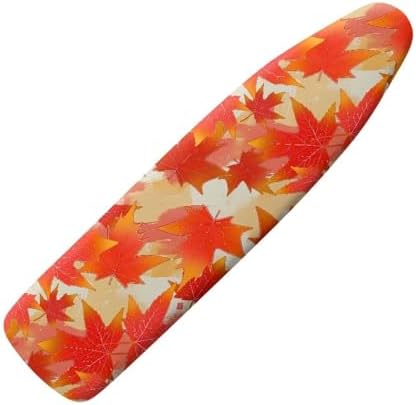 Fall Maple Leaves Ironing Board Cover, Autumn Atmosphere 52-55 x 13-16 Inch by Daulesho