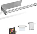 Paper Towel Holders Magnetic Steel Brushed Towel Roll Holders by GBESTWOOW