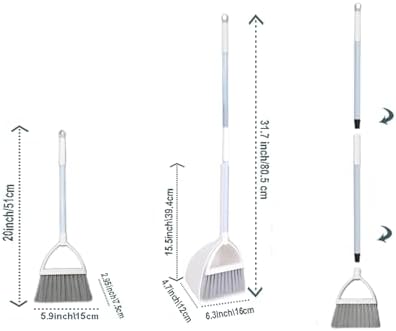 Mini Broom with Dustpan for Kids, Little Housekeeping Helper Set - Image 3